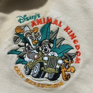 Vintage Disney Animal Kingdom Cast Expedition Mickey Mouse Pullover Sweatshirt